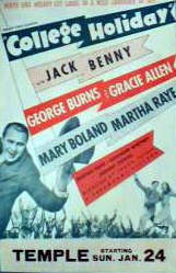 Temple Theatre - Old Ad (newer photo)